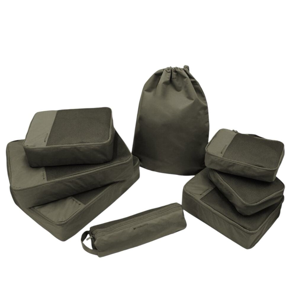 8 Set Packing Cubes for Suitcases Travel Essentials Carry On Luggage Organizer